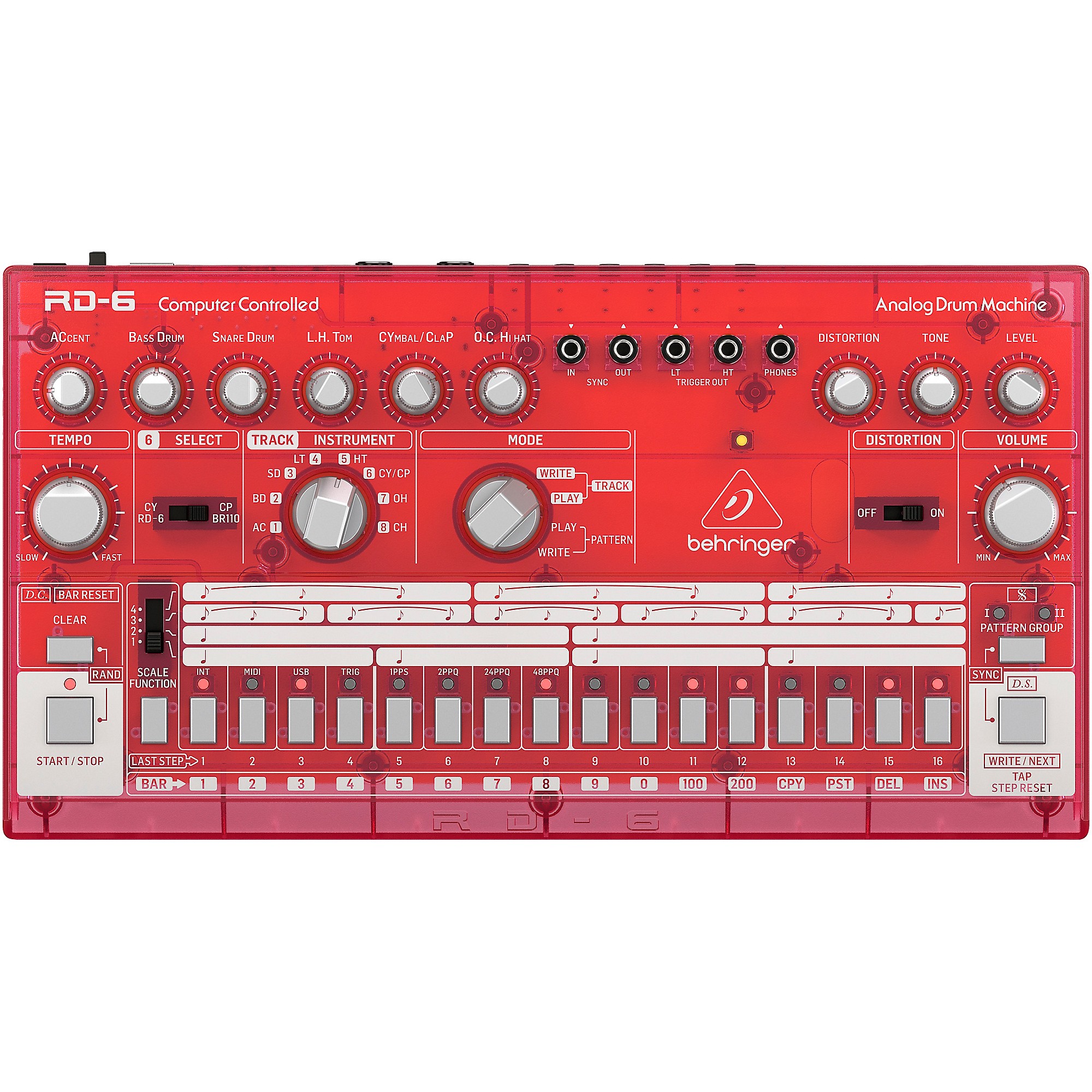 Amazon.com: Behringer Rhythm Designer RD-6 Analog Drum