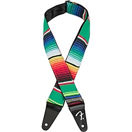 Fender Serape Guitar Strap Green Multicolor 2 in. Fender Serape Guitar Strap Green Multicolor 2 in.