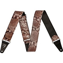 Fender Wild Faux Leather Guitar Strap Snake Skin 2 in.