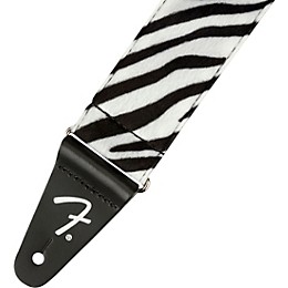 Fender Wild Animal Print Guitar Strap Zebra 2 in.