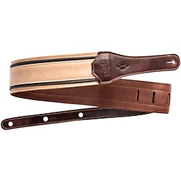 Taylor Reflections Leather Guitar Strap - Spruce Brown and Tan 2.5 in.