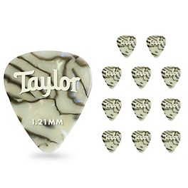 Taylor Celluloid 351 Picks, Abalone .46 mm 12 Pack Taylor Celluloid 351 Picks, Abalone 1.21 mm 12 Pack