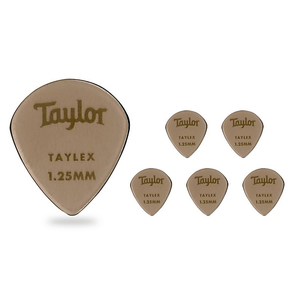 Taylor Premium 651 Taylex Picks 1.25 mm 6 Pack