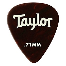 Taylor Celluloid 351 Picks Tortoise Shell .71 mm 12 Pack