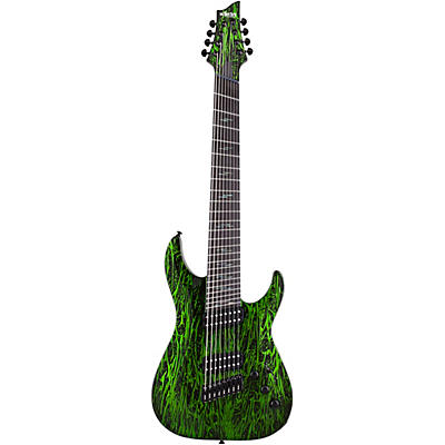 Schecter Guitar Research C-8 Ms Silver Mountain 8-String Multi-Scale Extended-Range Electric Guitar Toxic Venom for sale