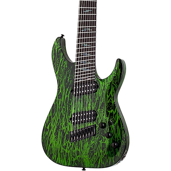 Open Box Schecter Guitar Research C-8 MS Silver Mountain 8-String Multi-Scale Extended Range Electric Guitar Level 2 Toxic...