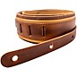 Taylor Nouveau Leather Guitar Strap Distressed Brown 2.5 in.
