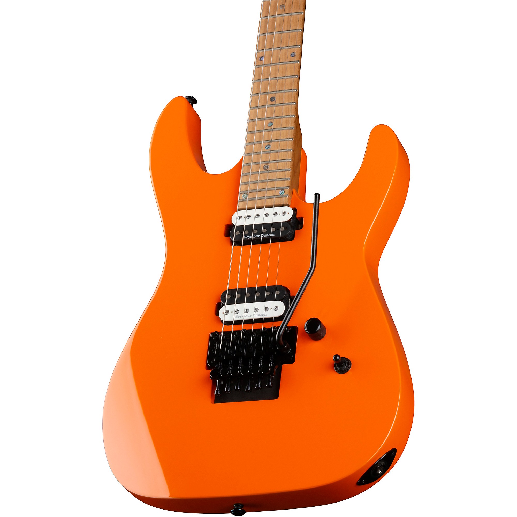 Dean MD 24 Roasted Maple with Floyd Electric Guitar Vintage Orange | Guitar  Center
