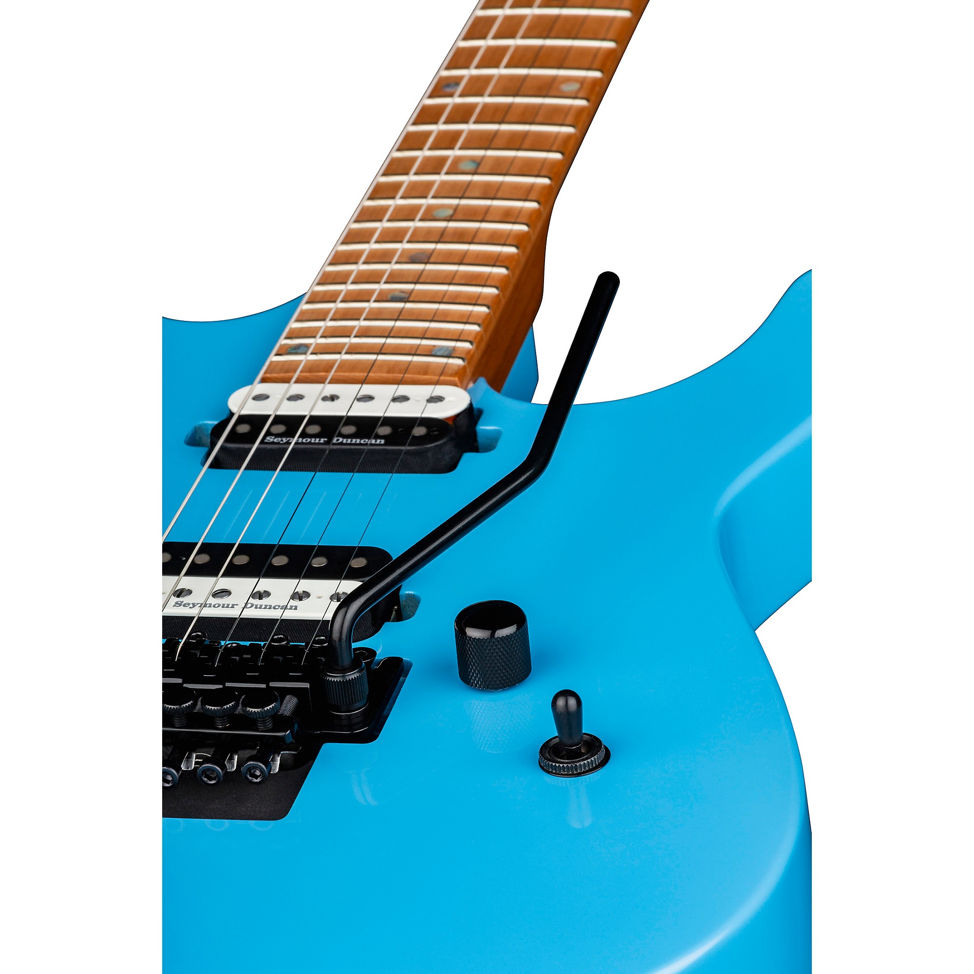 Dean MD 24 Roasted Maple with Floyd Electric Guitar Vintage Blue