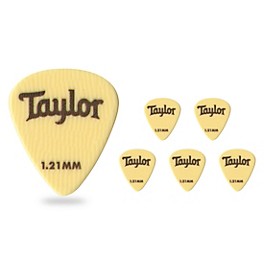 Taylor Premium DarkTone Ivoroid 351 Picks .96 mm 6 Pack Taylor Premium DarkTone Ivoroid 351 Picks 1.21 mm 6 Pack