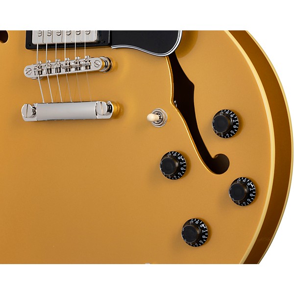 Epiphone ES-335 Traditional Pro Semi-Hollow Electric Guitar Metallic Gold