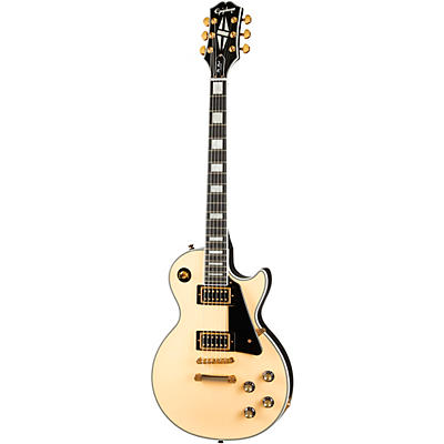 Epiphone Les Paul Custom Blackback Limited-Edition Electric Guitar Antique Ivory for sale