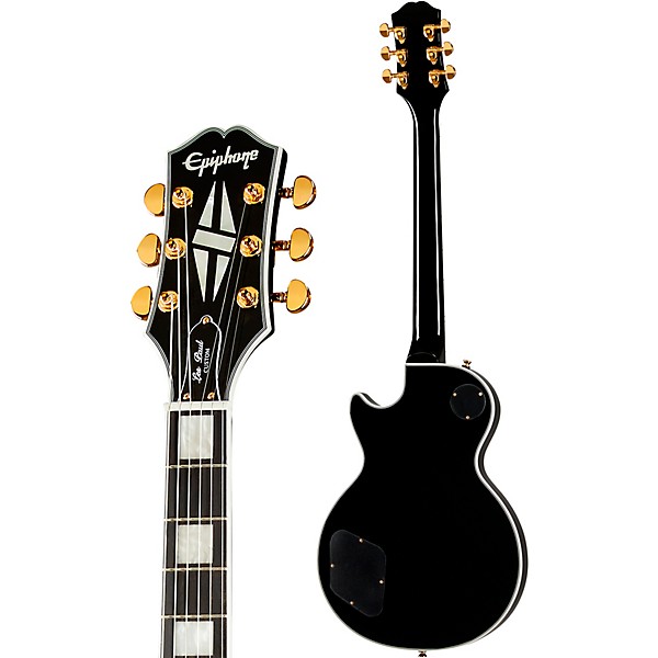 Epiphone Les Paul Custom Blackback Limited-Edition Electric Guitar Antique Ivory