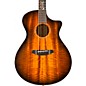 Breedlove Oregon Concerto CE Jeff Bridges Myrtlewood Acoustic-Electric Guitar Bourbon Burst thumbnail
