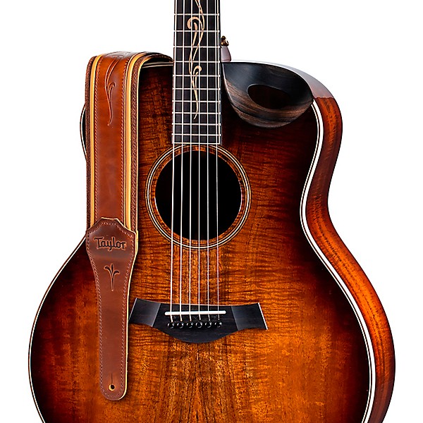 Taylor Spring Vine Leather Guitar Strap Brown 2.5 in.