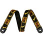 Fender Quick Grip Locking End Monogram Strap Black, Yellow, and Brown 2 in. thumbnail