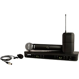 Shure BLX1288/W85 Wireless Combo Sys... Shure BLX1288/W85 Wireless Combo System With SM58 Handheld and WL185 Lavalier Band H9