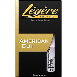 Legere Reeds Tenor Saxophone American Cut Reed 2.5 Legere Reeds Tenor Saxophone American Cut Reed 1.5