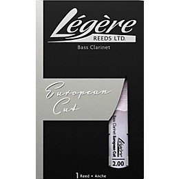 Legere Reeds Bass Clarinet European Cut Reed 2