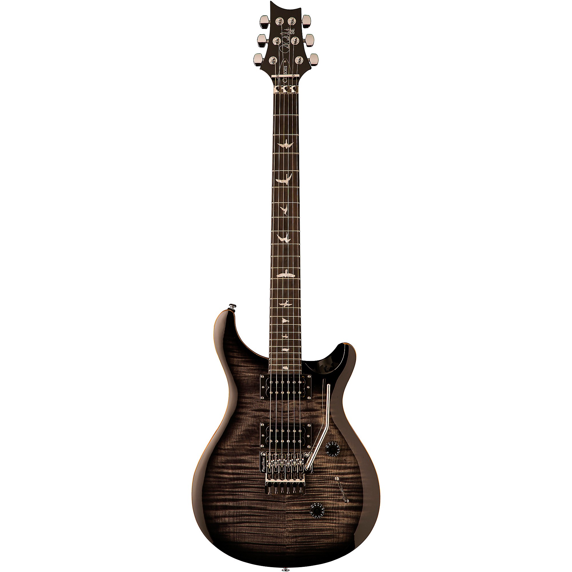 PRS SE Custom 24 Floyd Electric Guitar Charcoal Burst | Guitar Center