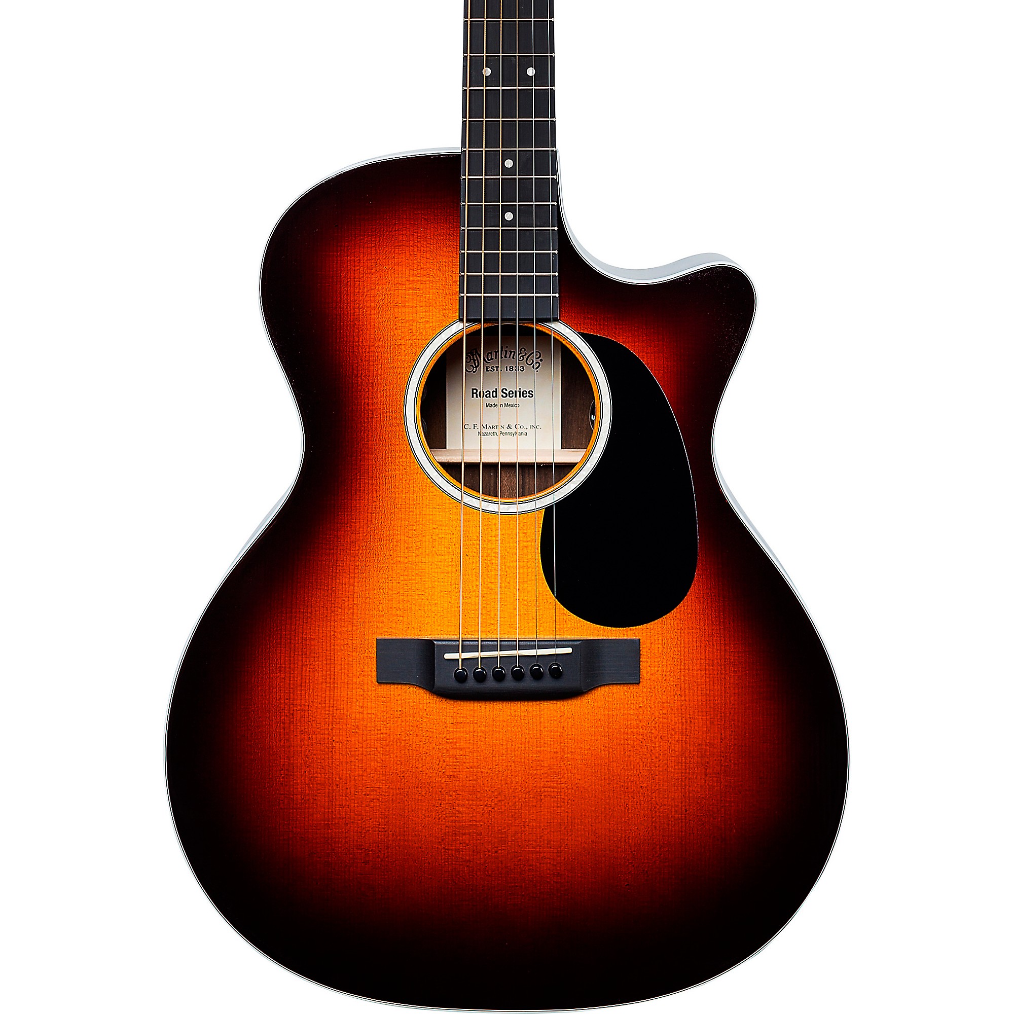 Martin GPC-13E Ziricote Fine Veneer Acoustic-Electric Guitar Burst