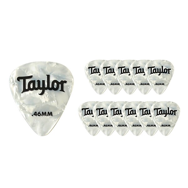 Taylor Celluloid Picks 12-Pack .46 mm 12 Pack