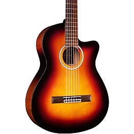 Cordoba Fusion 5 Acoustic-Electric Classical Guitar Jet Black Cordoba Fusion 5 Acoustic-Electric Classical Guitar Ember Burst