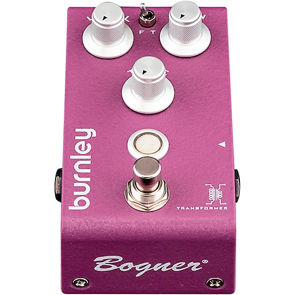 Bogner Burnley V2 Classic Distortion With Transformer Guitar Effects Pedal Purple