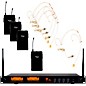 Open Box Nady DW-44 Quad Digital Wireless System with Wireless Headset Microphone Level 2 Beige 194744291630 thumbnail