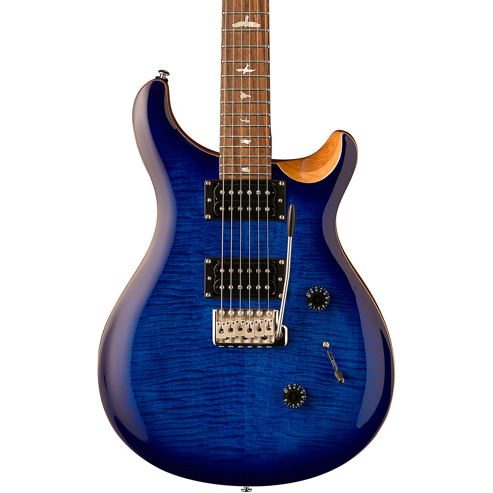 PRS SE Custom 24 Electric Guitar Faded Blue Burst | Guitar Center