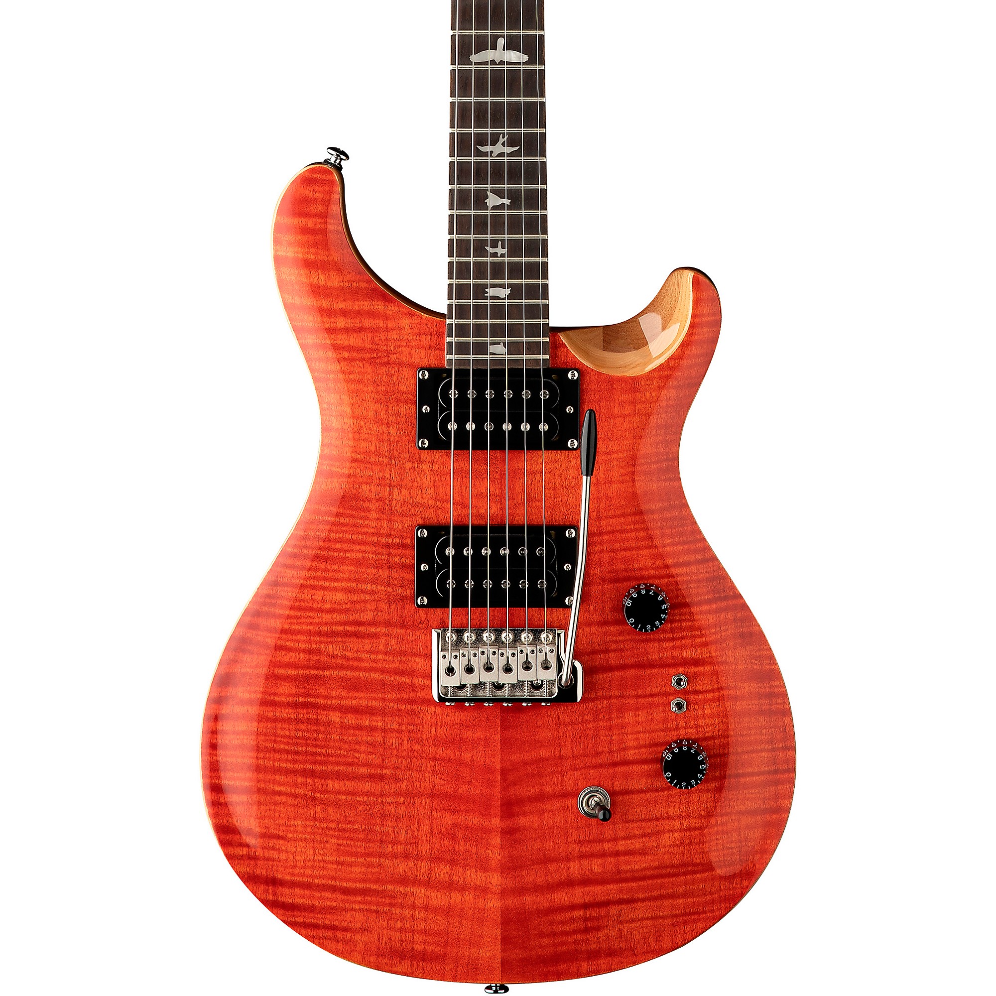 PRS SE Custom 24-08 Electric Guitar Blood Orange | Guitar Center