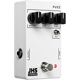 Open Box JHS Pedals 3 Series Fuzz Effects Pedal Level 1 White