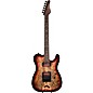 Schecter Guitar Research Custom Shop PT USA Buckeye Burl 6-String Electric Guitar Gray Stabilized With Pale Center