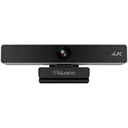 Clearance Aluratek 4K Ultra HD USB Webcam w/ 5X Digital Zoom, Dual Stereo Mics