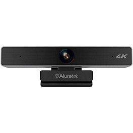 Aluratek 4K Ultra HD USB Webcam w/ 5X Digital Zoom, Dual Stereo Mics