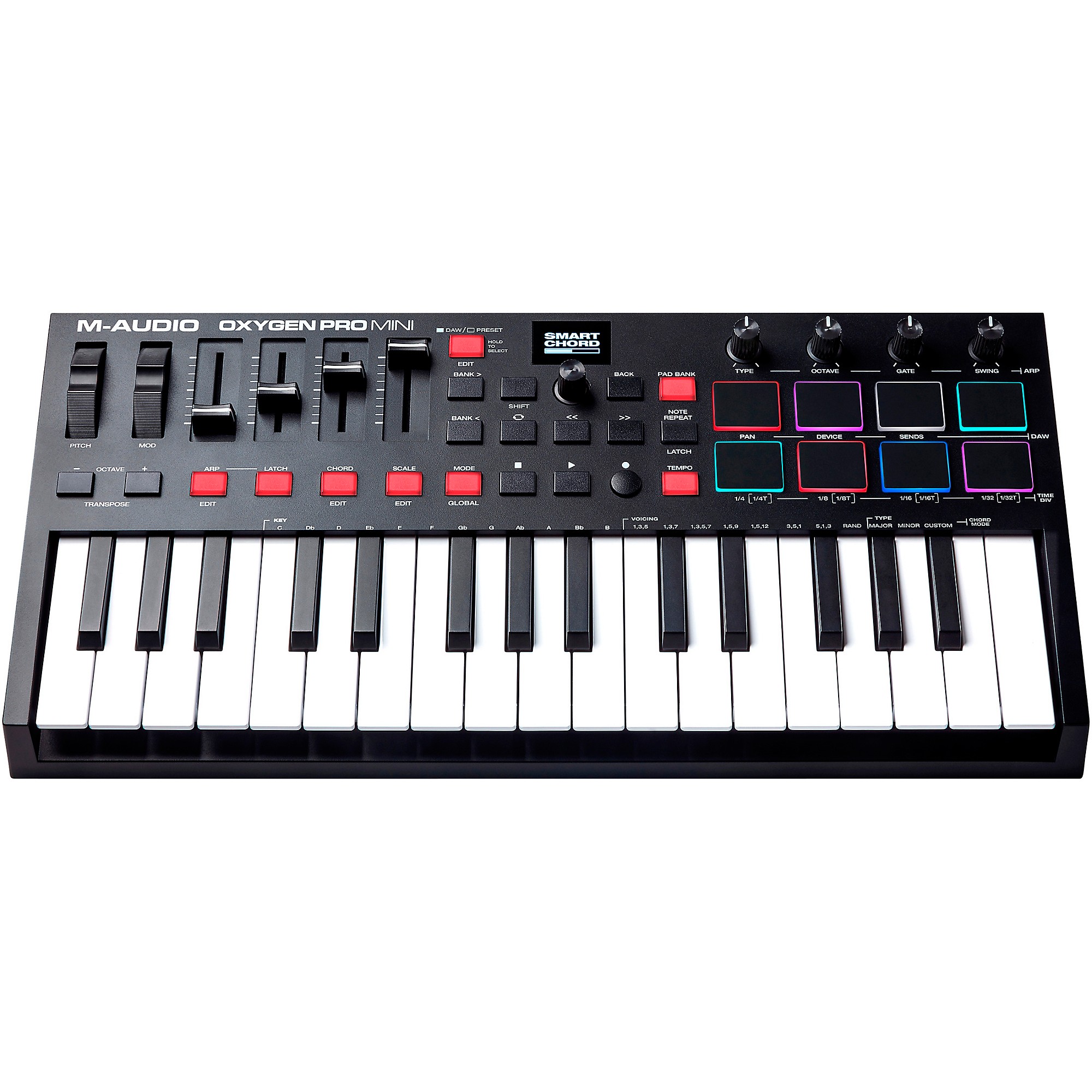 M-Audio Oxygen Pro Mini 32-Key USB MIDI Controller | Guitar Center