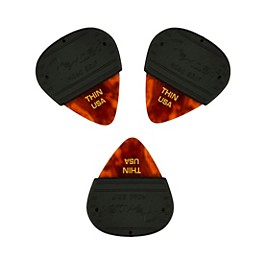 Fender Mojo Grip 351 Guitar Picks (3-Pack) Tortoise Shell M... Fender Mojo Grip 351 Guitar Picks (3-Pack) Tortoise Shell Thin