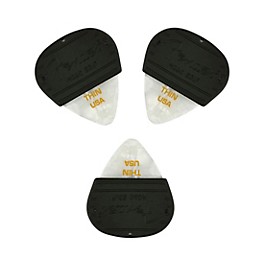 Fender Mojo Grip 351 Guitar Picks (3-Pack) Tortoise Shell Medium Fender Mojo Grip 351 Guitar Picks (3-Pack) White Moto Thin