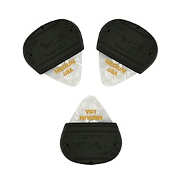 Fender Mojo Grip 351 Guitar Picks (3-Pack) Tortoise Shell Medium Fender Mojo Grip 351 Guitar Picks (3-Pack) White Moto Medium