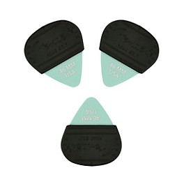 Fender Mojo Grip Dura-Tone Delrin Guitar Picks ... Fender Mojo Grip Dura-Tone Delrin Guitar Picks (3-Pack) Daphne Blue .46 mm