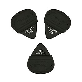 Fender Mojo Grip Dura-Tone Delrin Guitar Picks (3-Pa... Fender Mojo Grip Dura-Tone Delrin Guitar Picks (3-Pack) Black 1.21 mm