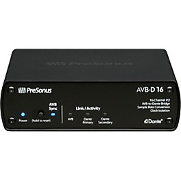 PreSonus 16 Channel I/O AVB to Dante Bridge