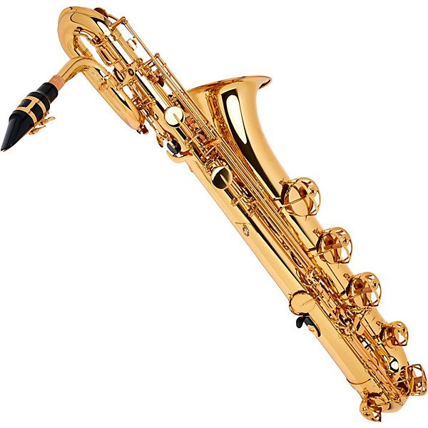 Open Box Yamaha YBS-480 Intermediate Eb Baritone Saxophone Level 2 Gold Lacquer, Lacquer Keys 197881122454