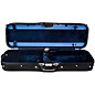 Bobelock B1002VS Oblong Woodshell Suspension Violin Case 4/4 Size Black Exterior, Blue Interior thumbnail