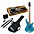 Ibanez IJSR190N Electric Bass Jumpstart Pack Walnut Sunburst Ibanez IJSR190N Electric Bass Jumpstart Pack Metallic Light Blue