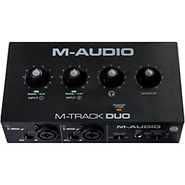 Open Box M-Audio M-Track Duo 2-Channel USB Audio Interface Level 1 Regular