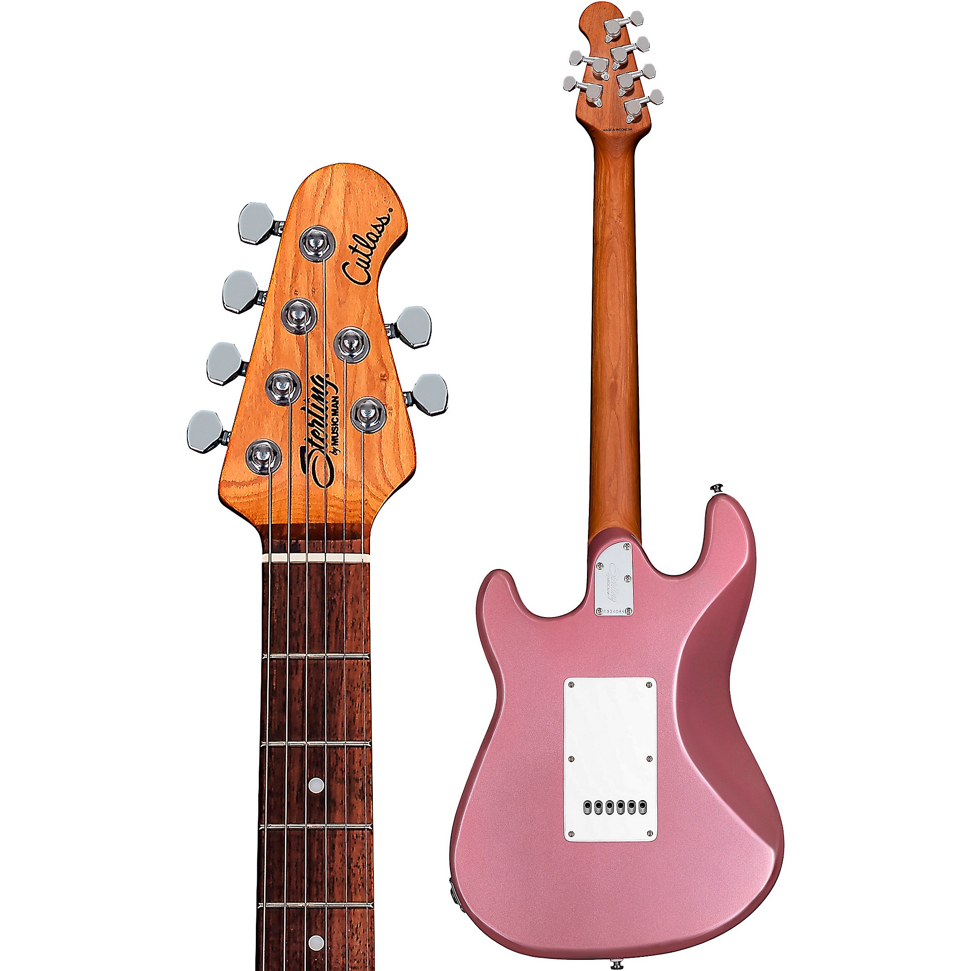 Sterling by Music Man Cutlass HSS Electric Guitar Rose Gold