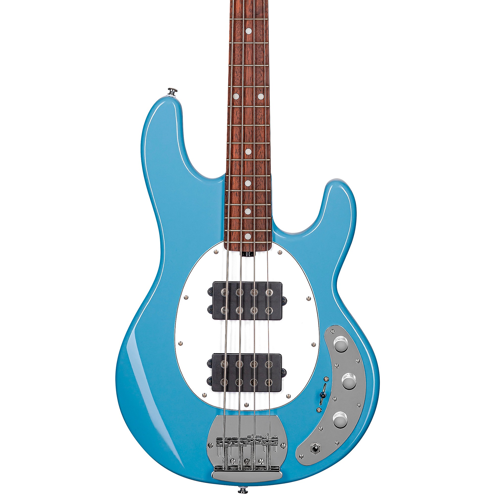 Clearance Sterling by Music Man StingRay Ray4HH Electric Bass Chopper Blue  | Guitar Center