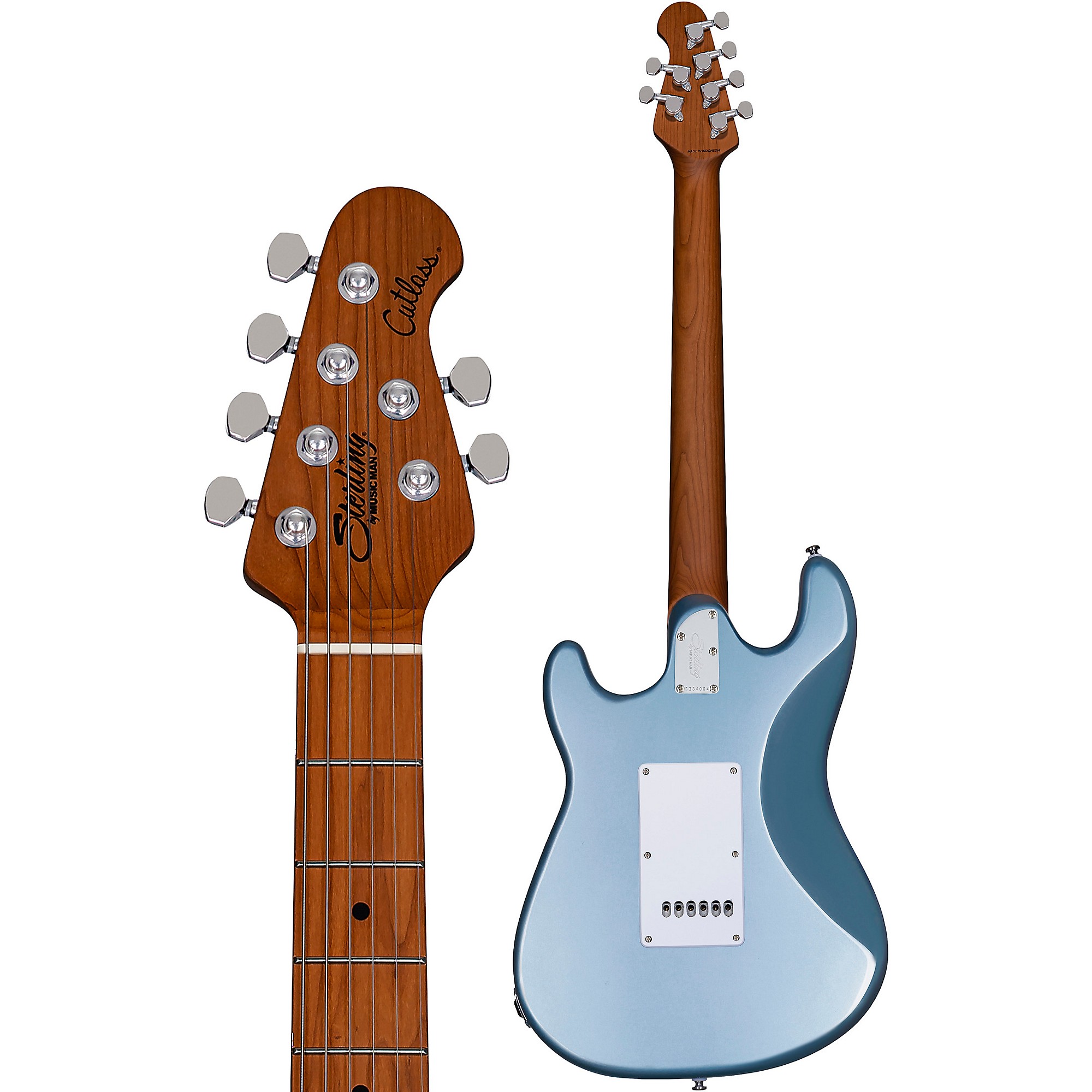 Sterling by Music Man Cutlass HSS Electric Guitar Firemist