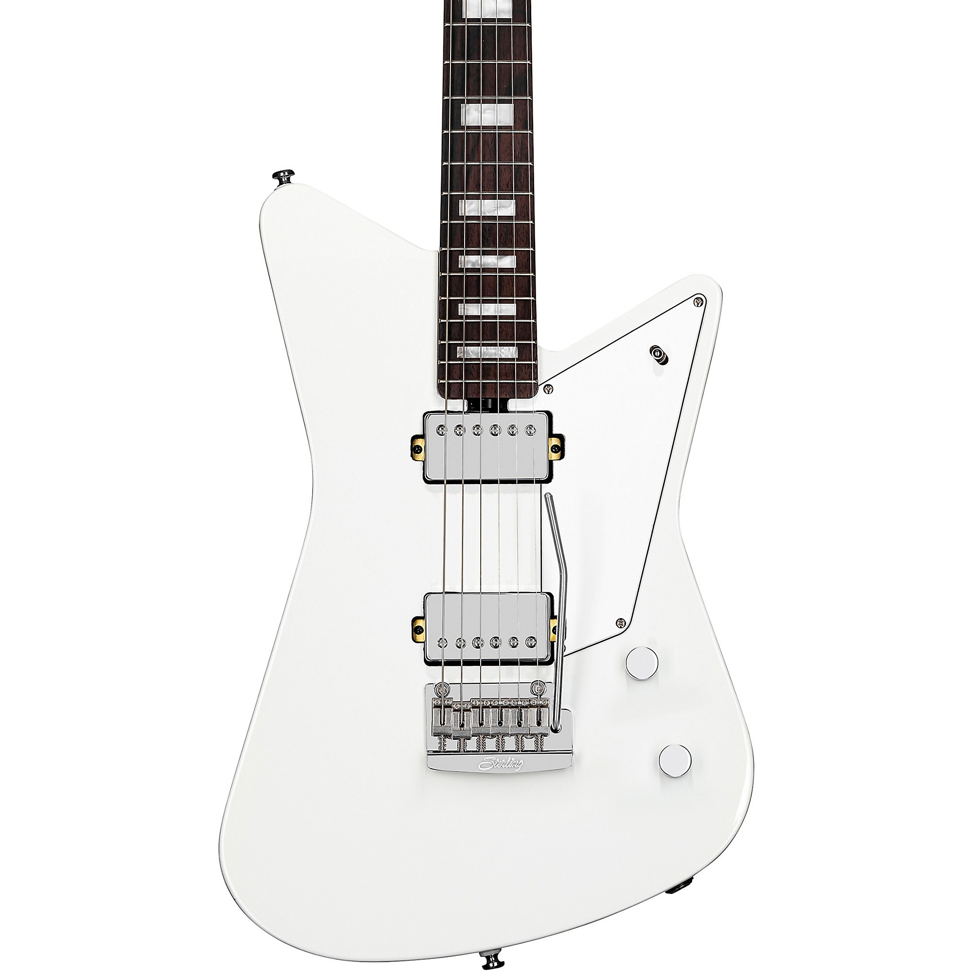 Sterling by Music Man Mariposa Electric Guitar Imperial White Guitar  Center